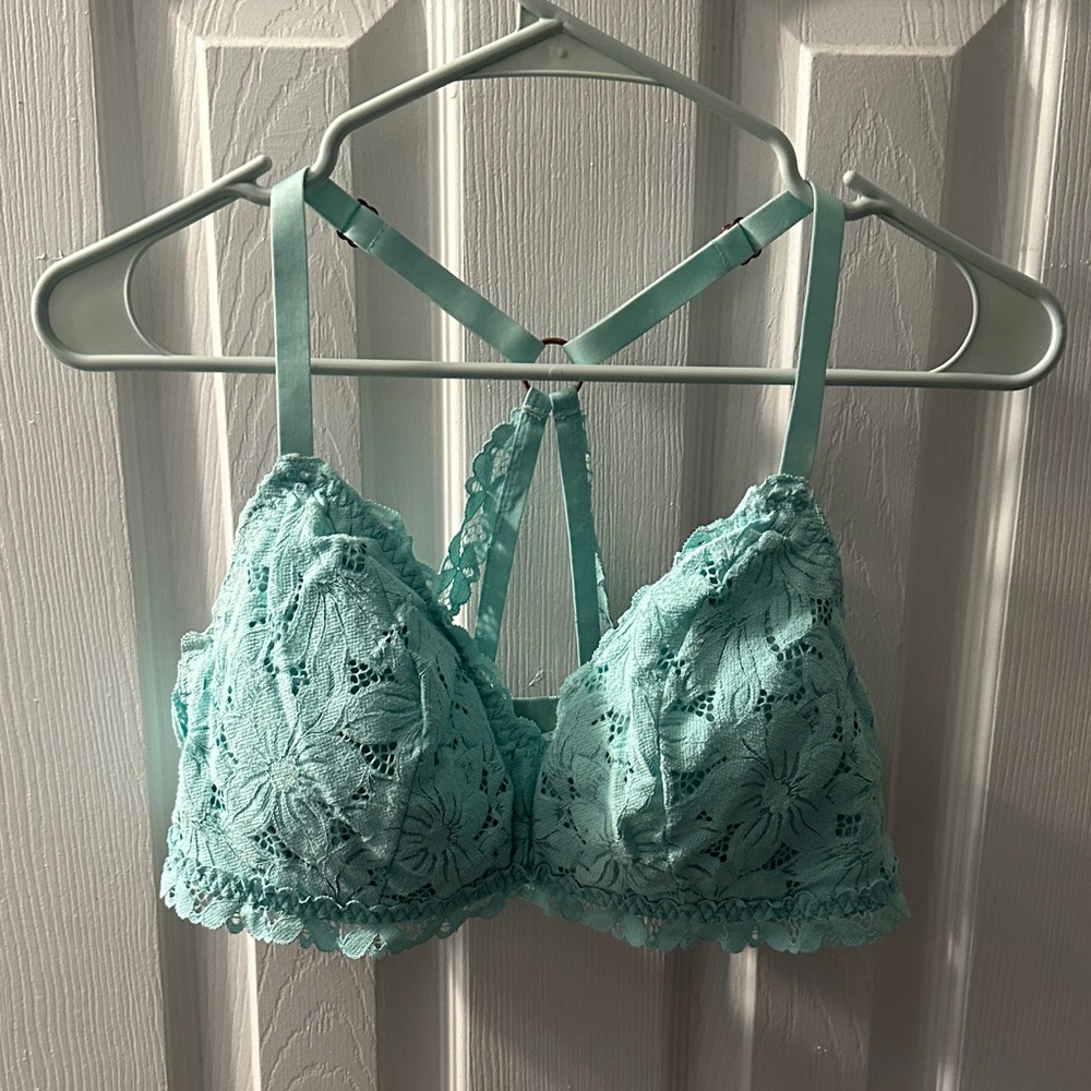 Aerie Lace Bralette in Light Blue
